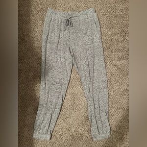 Grey pajama joggers